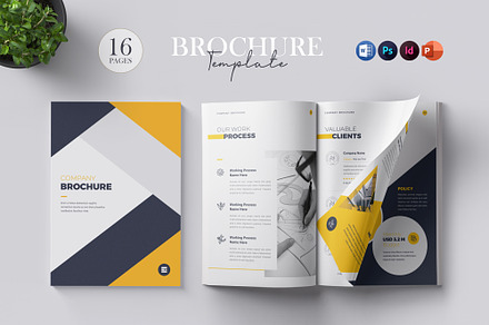 Brochure | Word, InDesign, PSD, PPTX