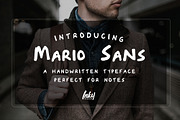 Mario Sans Font, a Handwritten Font by Inky Pixels (Thumbnail 1 of 4)
