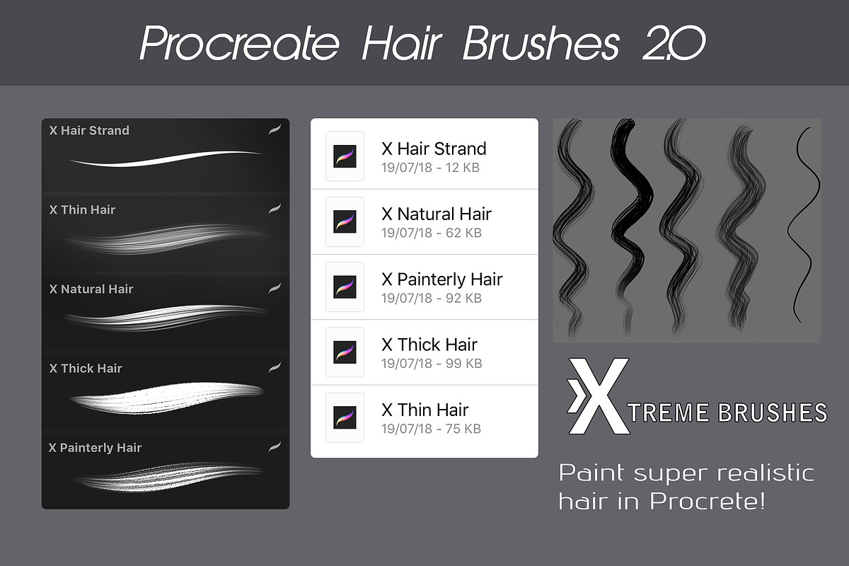 Procreate MEGA BUNDLE! (1K+ BRUSHES), a Brush Add-On by Extreme Brushes (Photo 34 of 47)