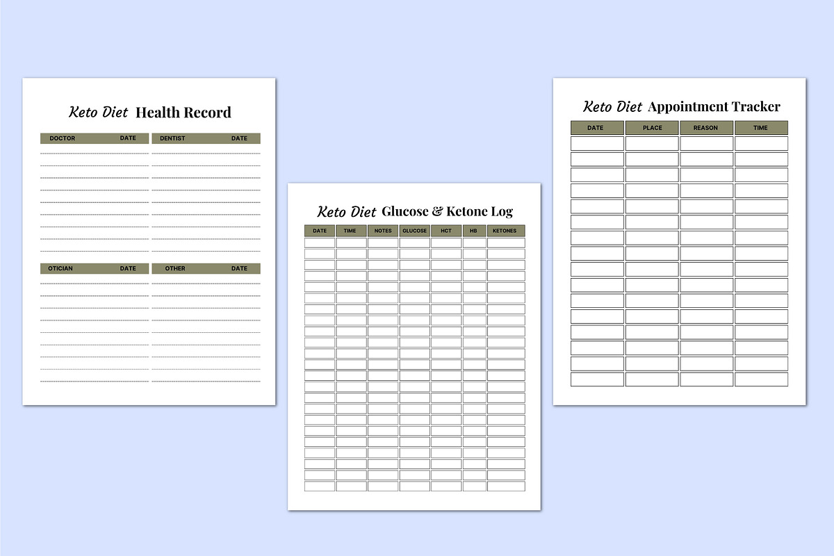 Keto Transformation Workbook., a Stationery Template by Shumaya (Photo 4 of 5)