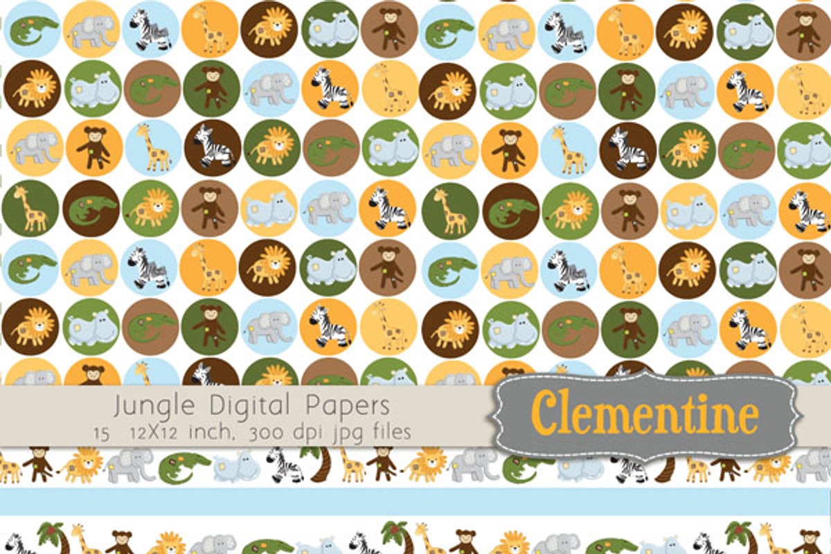 Jungle Digital Papers preview 2