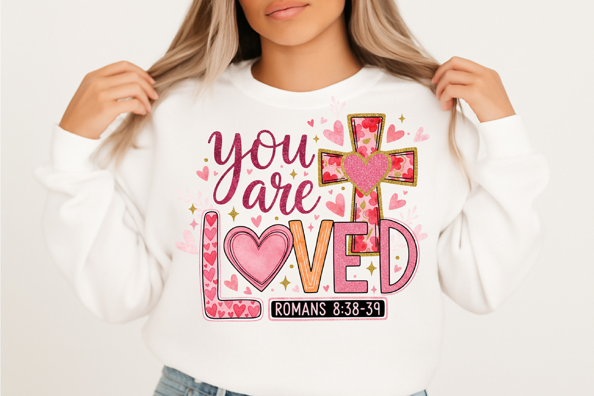 You Are Loved Png, Romans 8 38 39 PN, an Illustration by Designking (Photo 4 of 6)