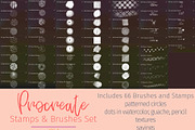 Brush Stamps / Texture for Procreate, a Brush Add-On by STUDIO 17 (Thumbnail 9 of 9)
