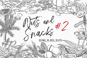 Nuts &  Health snacks, a Food Illustration by Ann Astro (Thumbnail 1 of 12)