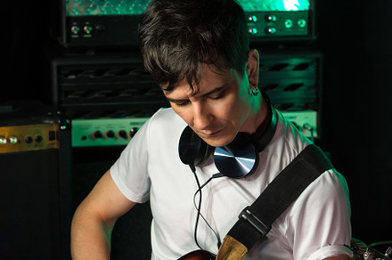 Electric guitar player, a Person Photo by Elena Vagengeim