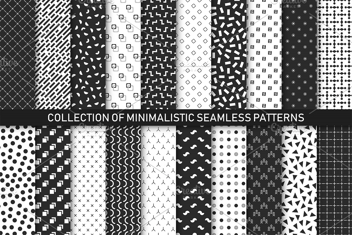 Symbols seamless geometric patterns, a Pattern Graphic by ExpressShop (Photo 1 of 4)