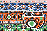 3 Geometric Boho Aztec Patterns, a Pattern Graphic by tomuato (Thumbnail 2 of 4)