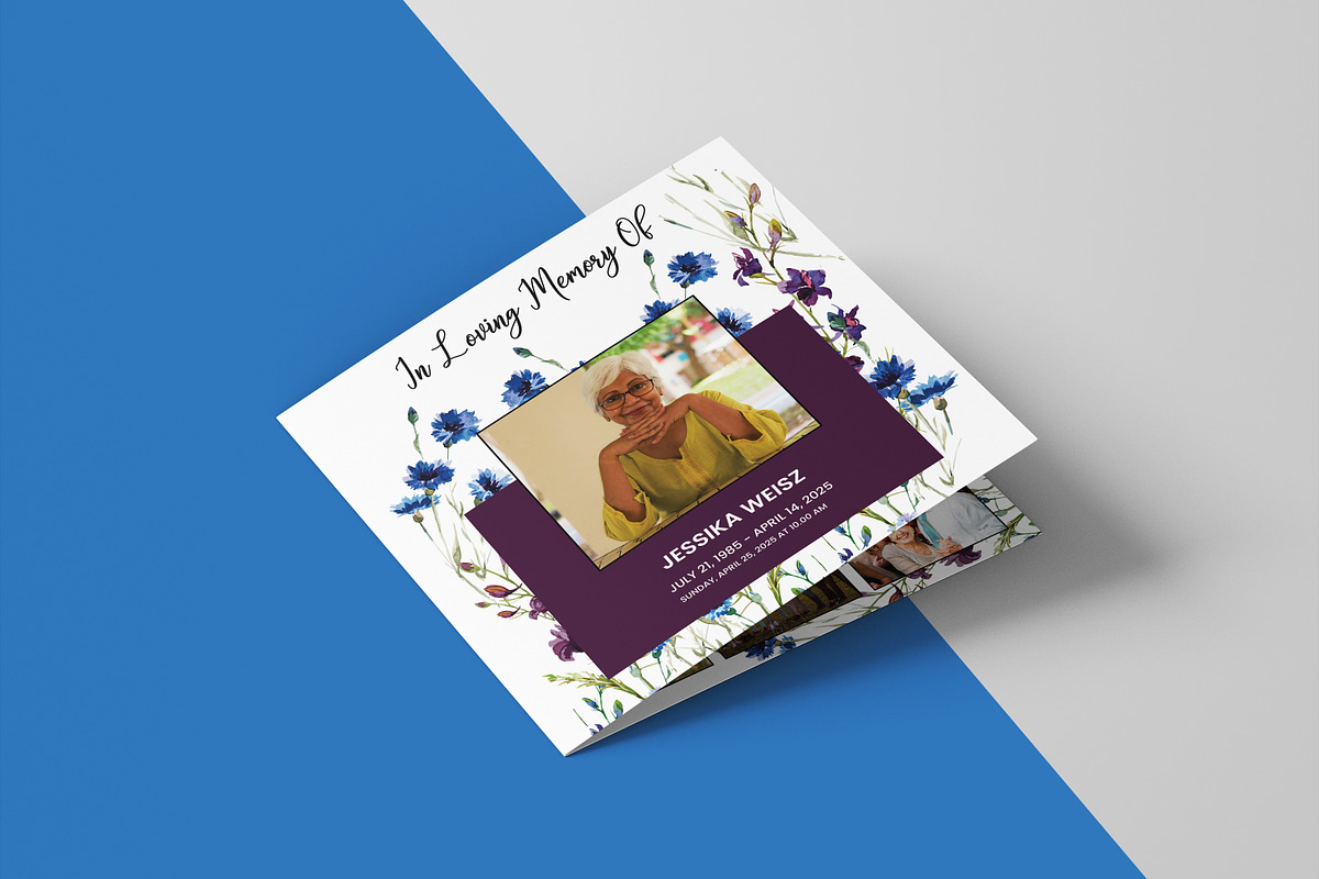 Funeral Program And Prayer Card, a Brochure Template by crazyOWL (Photo 5 of 8)