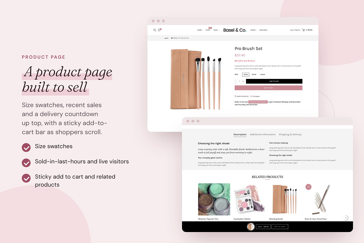 Basel Cosmetics - Shopify Theme, a Shopify Template by Boost Convert (Photo 8 of 10)
