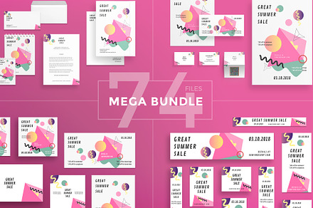 Mega Bundle | Summer Shop, a Poster Template by Amber Graphics