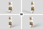 Tripod Stand Banner Mockup, an Advertising Mockup by Graphicell (Thumbnail 1 of 5)