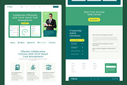 Task Management Web Landing Page, a Landing Page Template by UICreative (Thumbnail 4 of 4)
