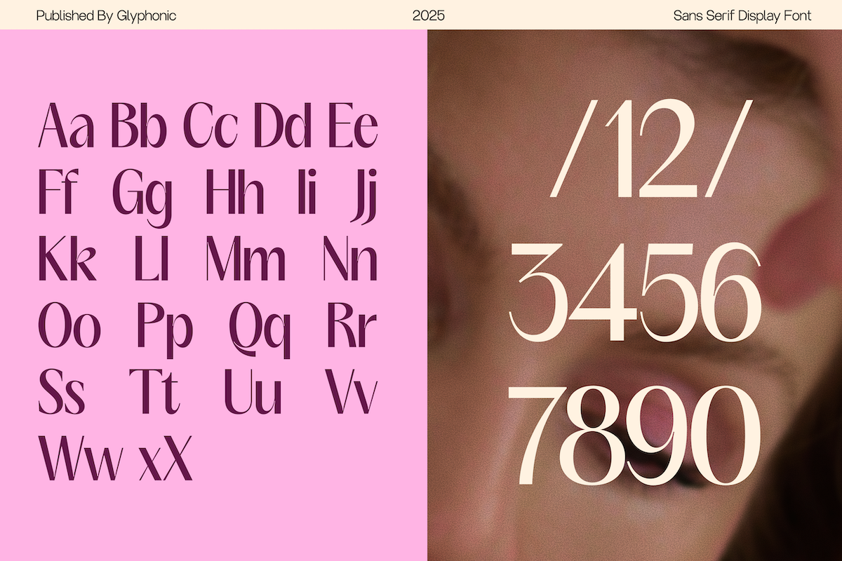 GC Once After - Display Sans, a Sans Serif Font by Glyphonic (Photo 17 of 17)