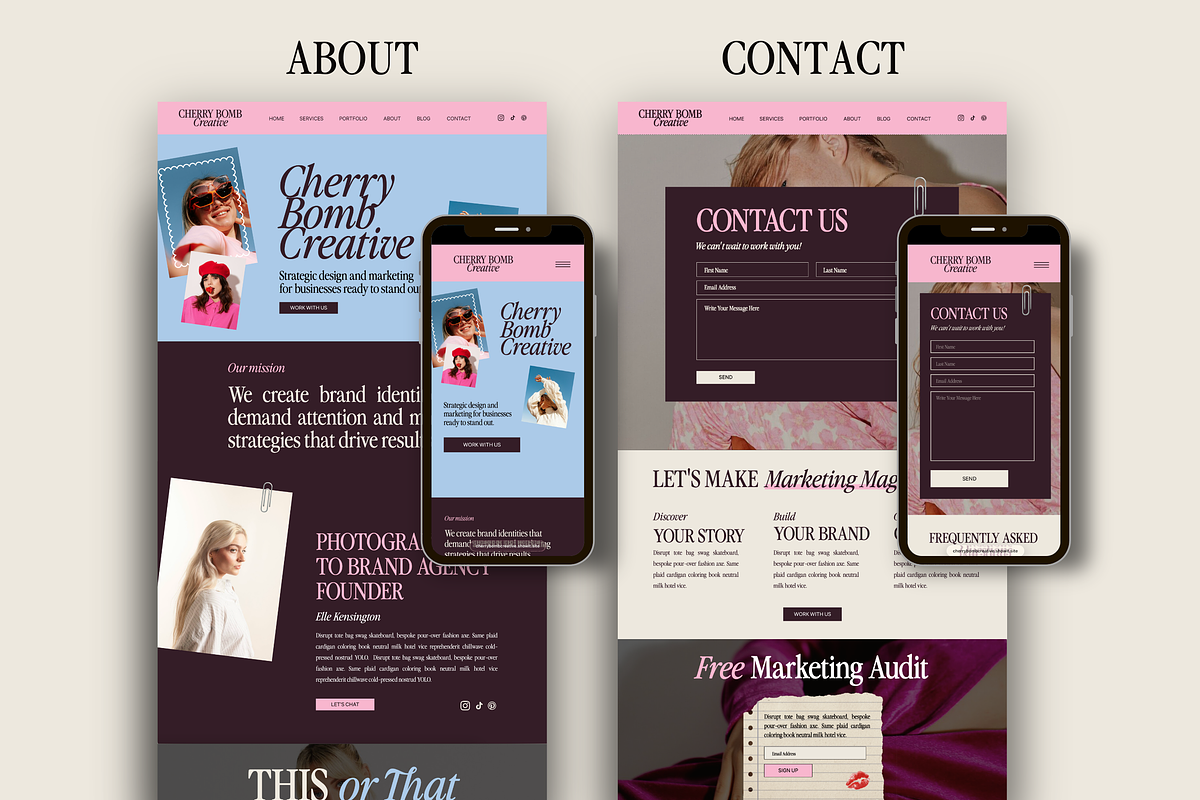 Marketing Agency Portfolio Website, a Squarespace Template by Warmsoulgallery (Photo 6 of 11)
