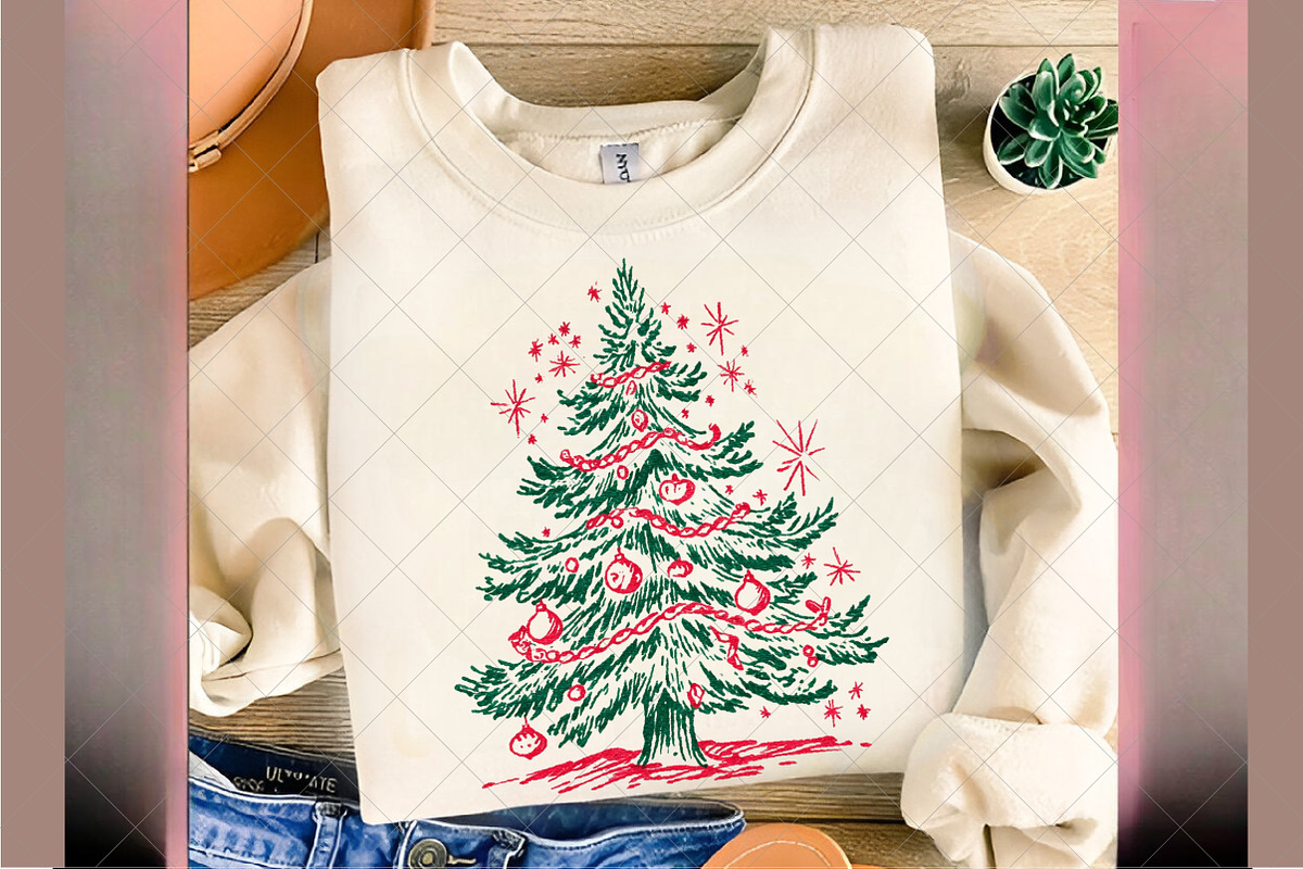 Christmas Line Art Png - Tree PNG, an Illustration by SinaCreation (Photo 4 of 7)