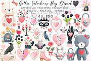 Gothic Valentine's Day Clipart PNG, an Illustration by Sublimation Artist (Thumbnail 1 of 6)