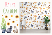 Garden Seamless Patterns & Elements, a Graphic by Art (Thumbnail 5 of 7)
