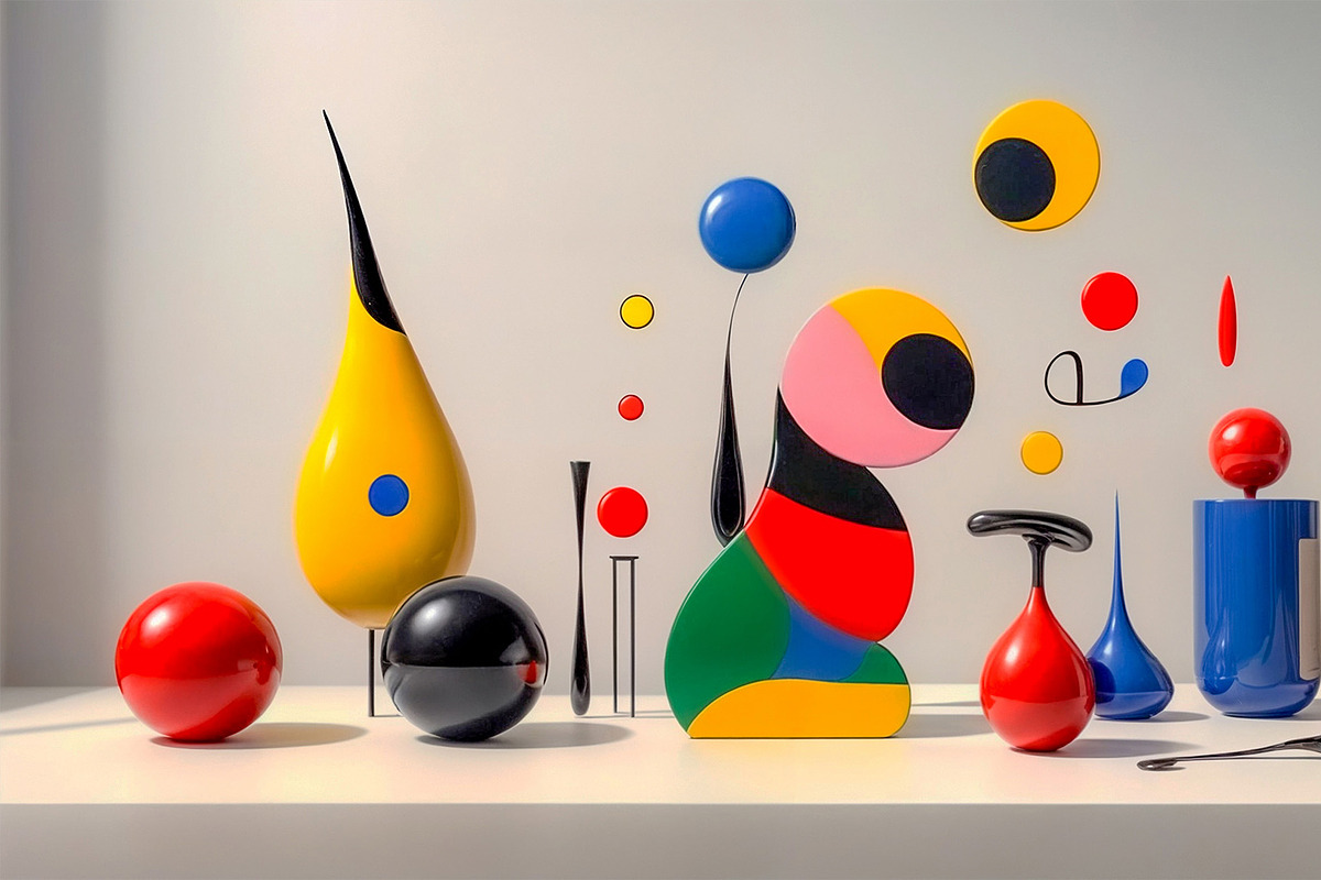 Miro-Inspired Abstract Art Photos, a Decorative Illustration by StockVerse Creative (Photo 3 of 4)
