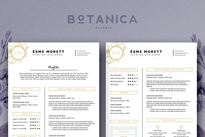 Feminine Resume Template