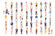 Stylish Characters illustrations, an Illustration by Vector Portal (Thumbnail 4 of 6)