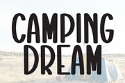 Camping Dream | Script Font, a Script Font by Scratchones (Thumbnail 1 of 8)