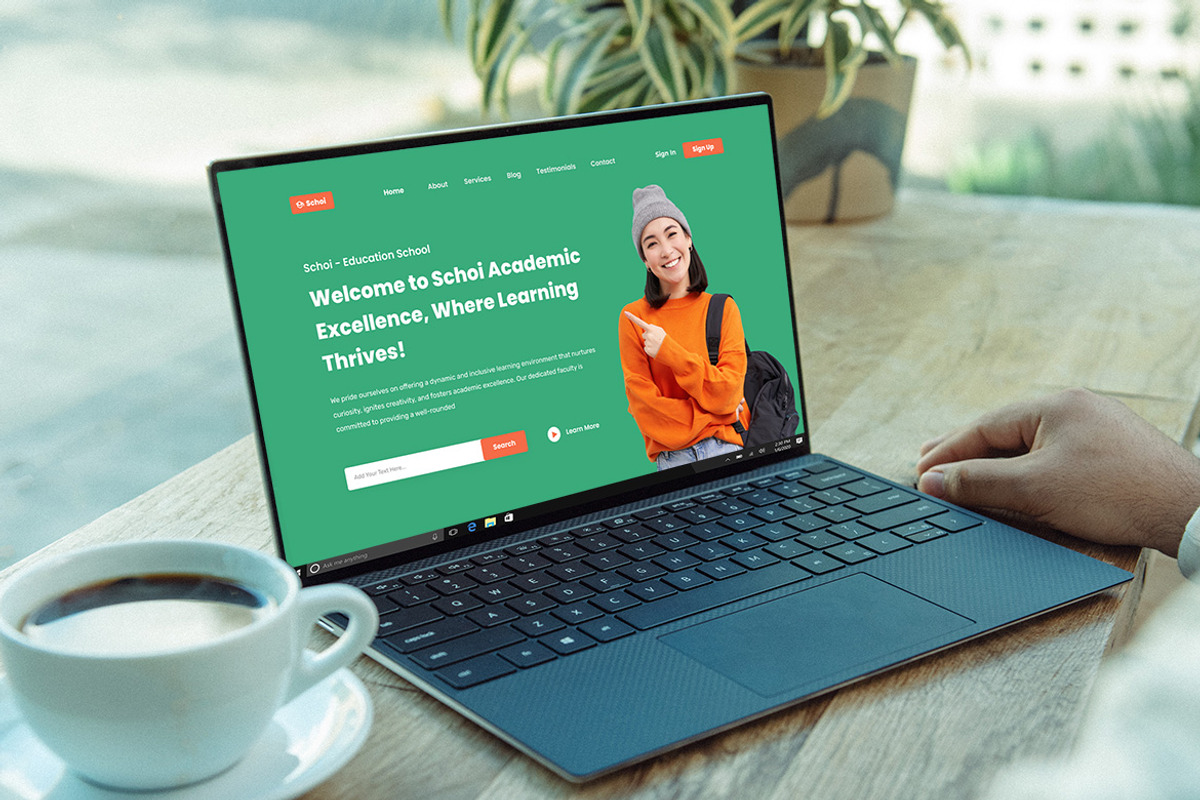 Education School Landing Page, an UI Kit Template by ENATIVE (Photo 4 of 4)
