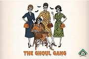 Vintage Skeleton Women PNG, an Illustration by Craft Nest (Thumbnail 1 of 6)