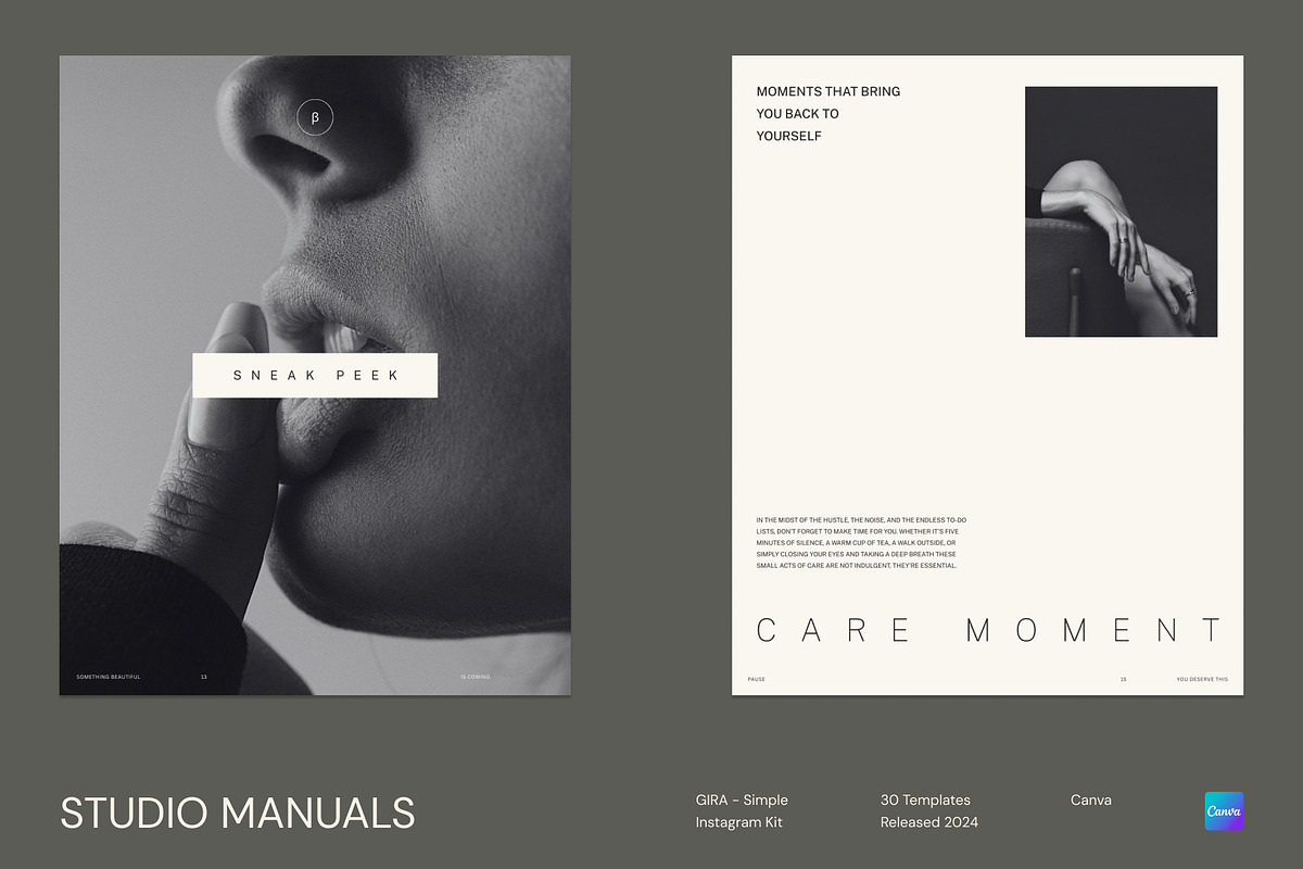 GIRA – Simple Instagram Kit, a Social Media Template by Studio Manuals (Photo 1 of 8)