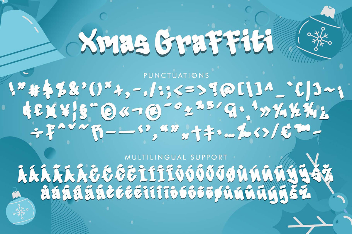 Xmas Graffiti, a Blackletter Font by Yoga Letter (Photo 4 of 5)