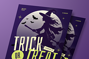 Trick or Treat Halloween Flyer Set, a Flyer Template by Annora Studio (Thumbnail 4 of 6)
