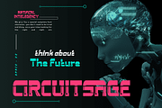 Tanire - Futuristic Tech Font, a Sans Serif Font by twinstd (Thumbnail 6 of 10)