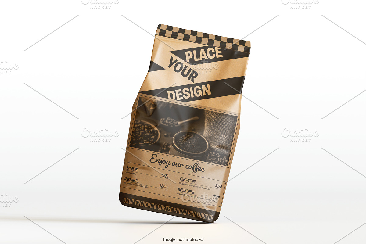 Coffee Pouch Mockup Bundles, a Packaging Mockup by Ambo Ampeng (Photo 3 of 22)