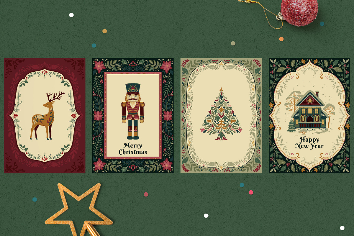 Christmas Ornate Frames & Patterns, an Object Graphic by Molly art (Photo 6 of 14)