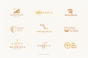 100 Handcrafted Logo Templates, a Branding & Logo Template by Ayya Studio (Thumbnail 4 of 25)
