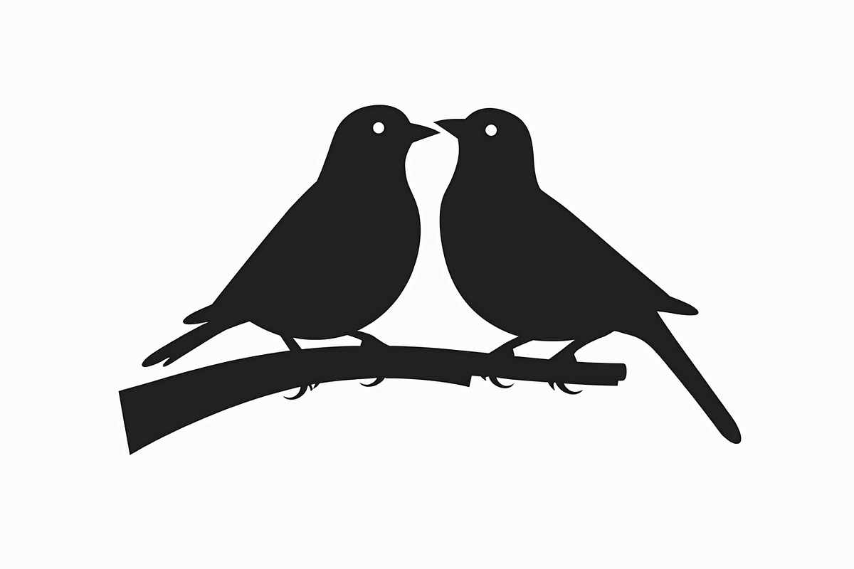 Bird Silhouette design bundle, an Illustration by Designs_River (Photo 10 of 13)