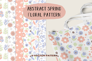 Abstract Spring Floral Pattern