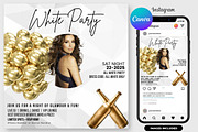 Elegant White Party Vertical Poster, a Graphic by graphicforest (Thumbnail 2 of 3)
