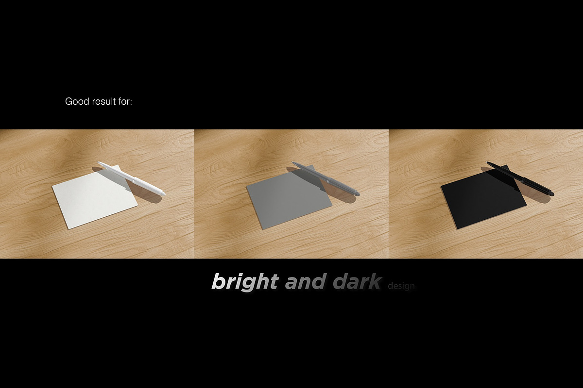5x7 Inches Postcard and Pen Mockups, an Advertising Mockup by graphiccrew (Photo 9 of 10)
