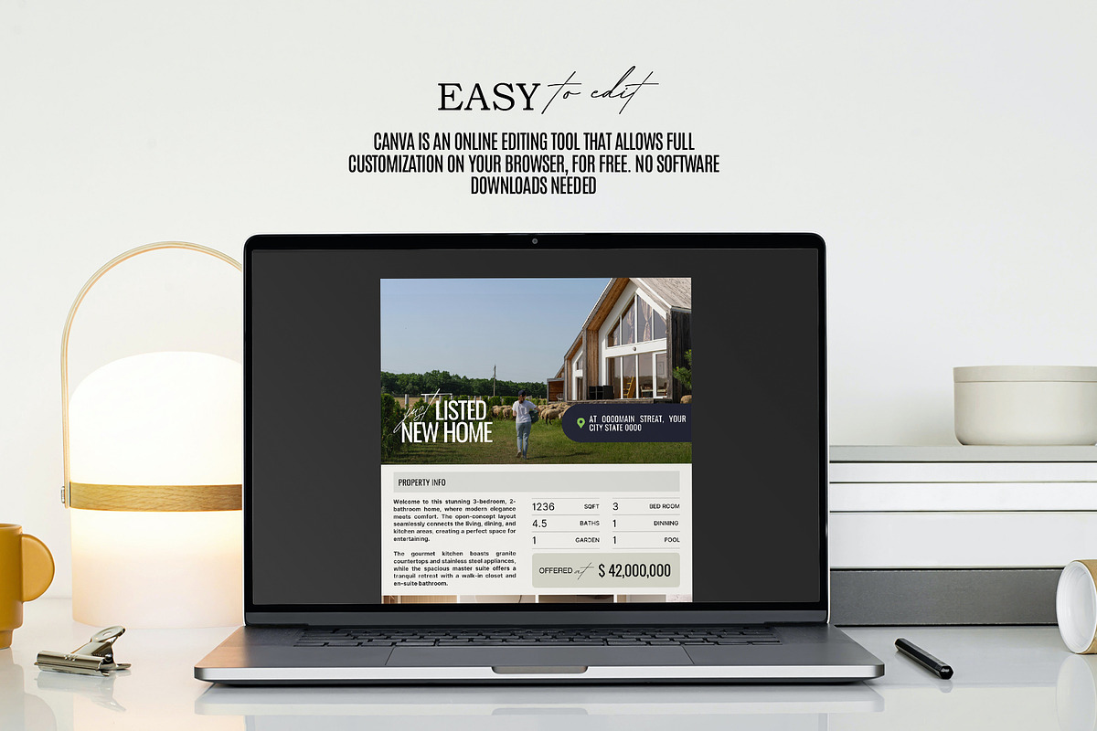Real Estate Flyer For Marketing, a Flyer Template by Prapti Design (Photo 9 of 10)