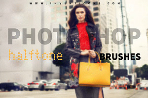 60 Halftone Photoshop Brushes