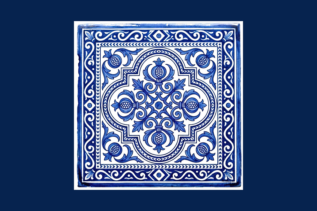 Mediterranean Tiles Azulejo Clipart, an Object Graphic by VectorPanther (Photo 8 of 8)