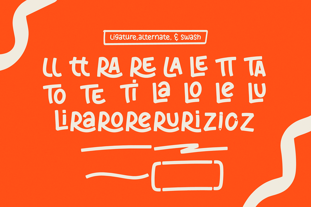 Durara Playful | Handwritten Font, a Handwritten Font by Denustudios (Photo 15 of 15)