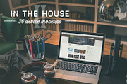 In the house II - 36 devices mockups, an iPad Mockup by Madebyvadim (Thumbnail 1 of 6)