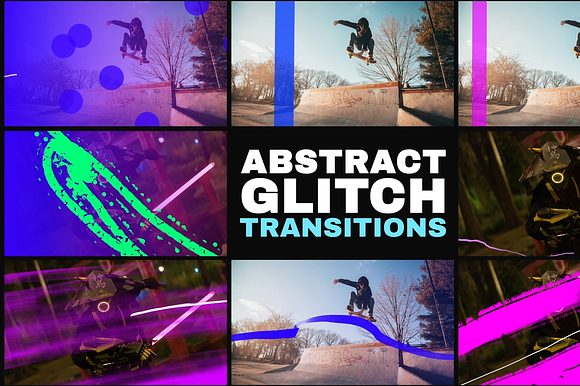 Abstract Grunge Transitions MOGRT preview 3