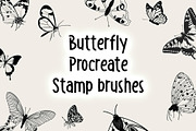 Butterfly stamp brushes, a Graphic by Olga Brinza (Thumbnail 1 of 6)