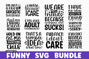 Funny Quotes Sarcasm SVG Bundle, an Object Illustration by Jozoor (Thumbnail 3 of 3)