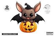 Halloween Bat Sublimation PNG Bundle, a Seasonal Illustration by Creative Arslan (Thumbnail 8 of 9)