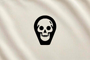 Skull Location Pin Vector, a Seasonal Illustration by Vectorium Studio (Thumbnail 3 of 4)