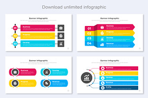 Banner Infographics Google Slide