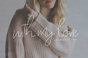 With My Love Script (3 Weights), a Script Font by Salt & Pepper Designs (Thumbnail 1 of 10)